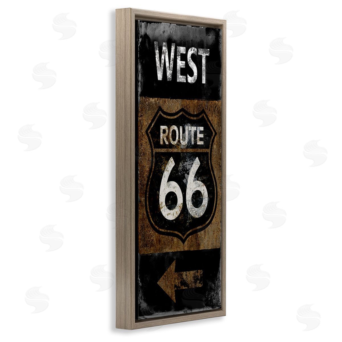 Luke Wilson Rustic Highway Route 66 Symbol Left Arrow Directional