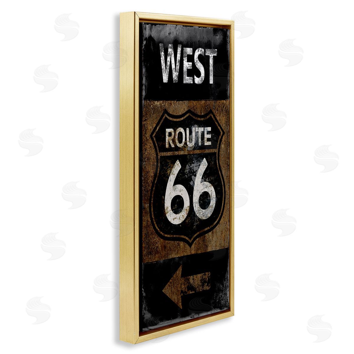 Luke Wilson Rustic Highway Route 66 Symbol Left Arrow Directional