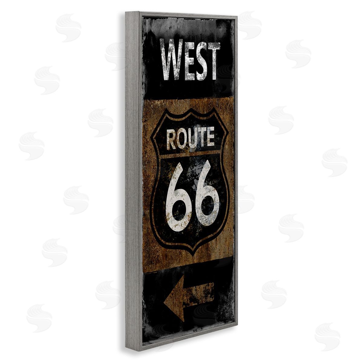Luke Wilson Rustic Highway Route 66 Symbol Left Arrow Directional