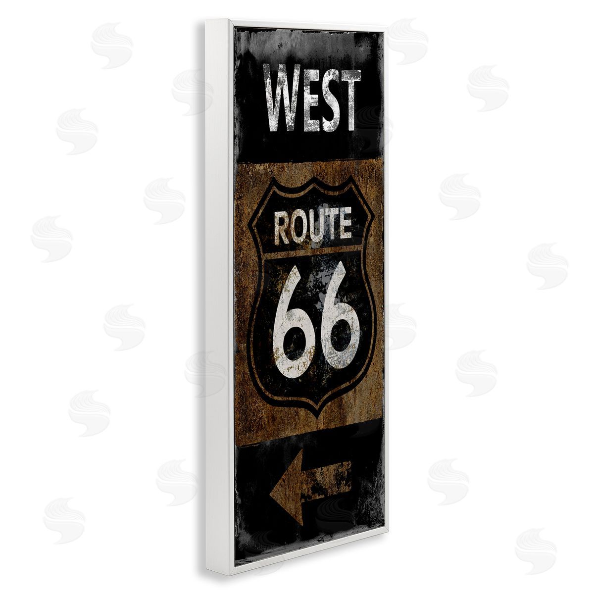 Luke Wilson Rustic Highway Route 66 Symbol Left Arrow Directional