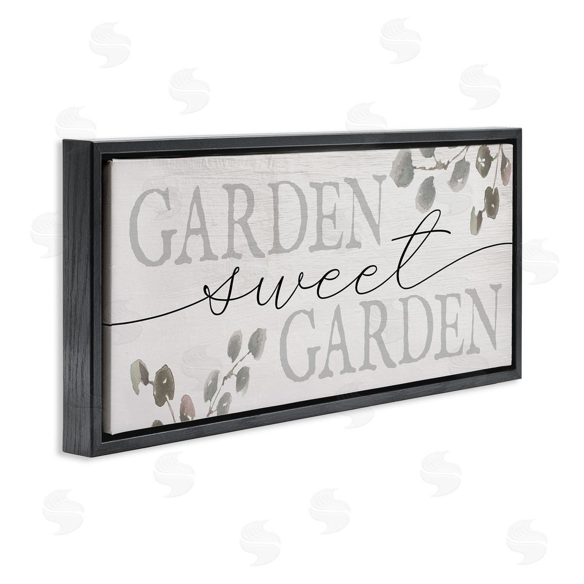 Stupell Studio Garden Sweet Garden Yardwork Phrase Eucalyptus Leaves