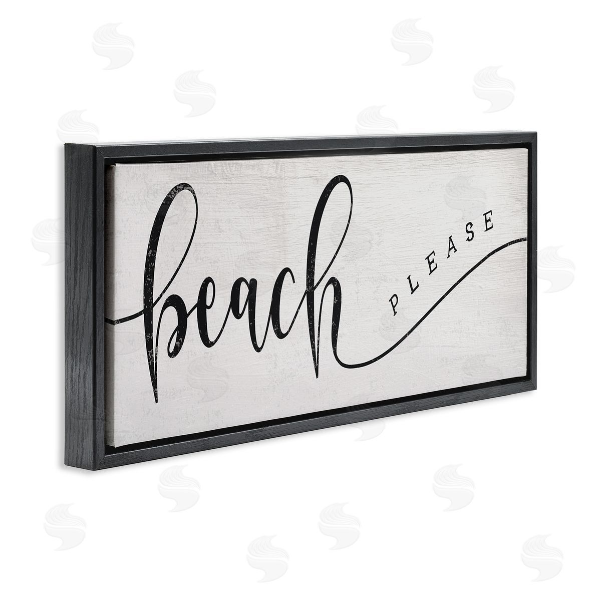 Stupell Studio Beach Please Nautical Pun Playful Wave Font