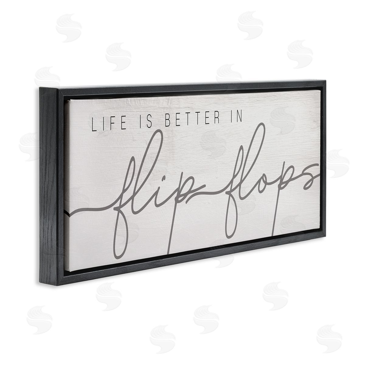 Stupell Studio Life's Better in Flip Flops Nautical Beach Phrase