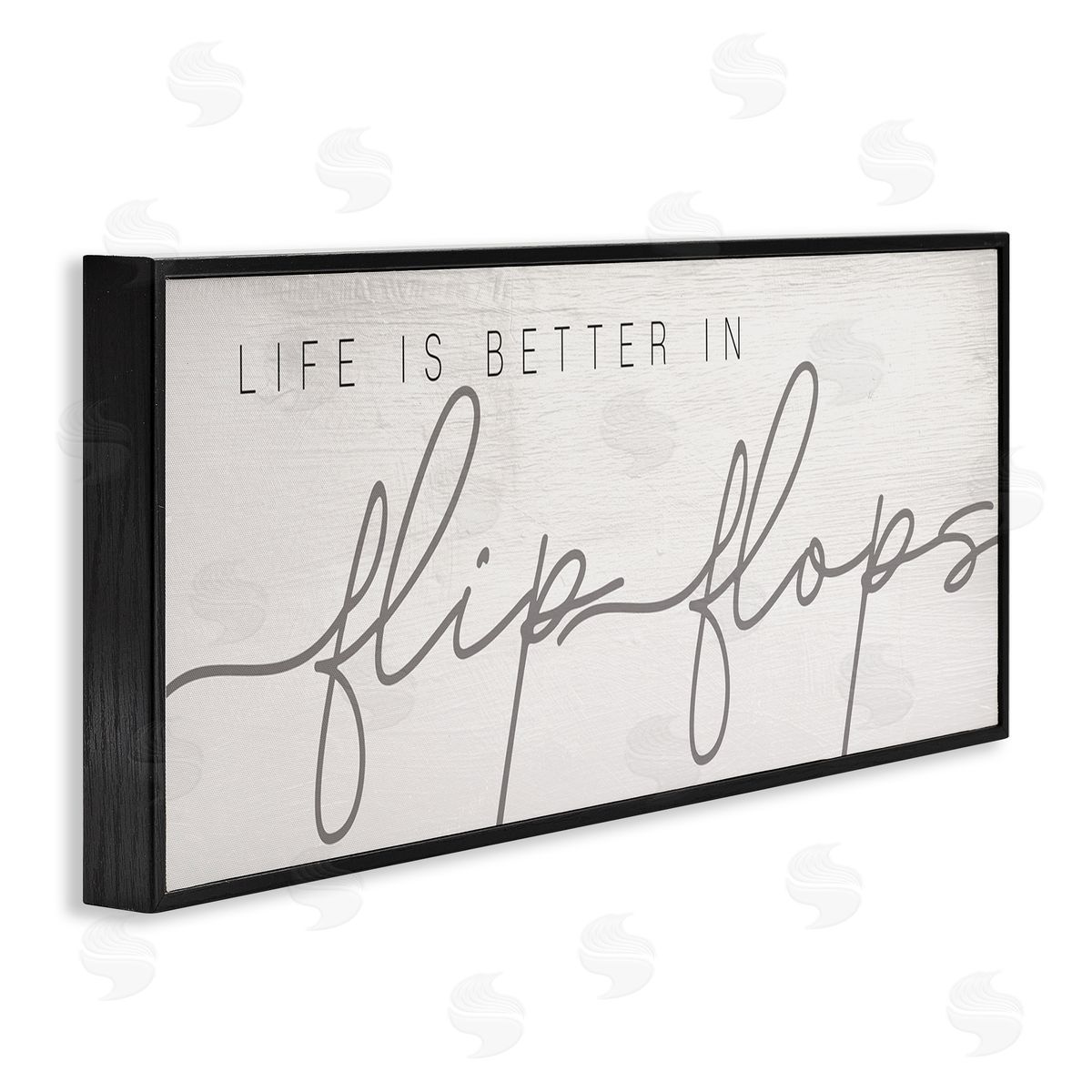 Stupell Studio Life's Better in Flip Flops Nautical Beach Phrase