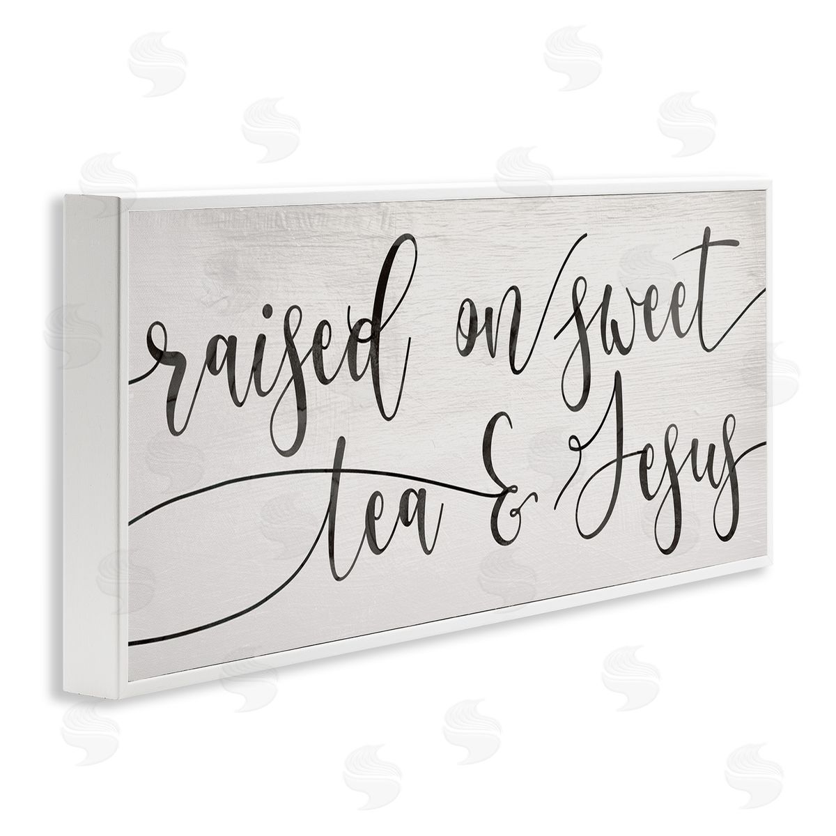 Stupell Studio Raised on Sweet Tea & Jesus Southern Phrase