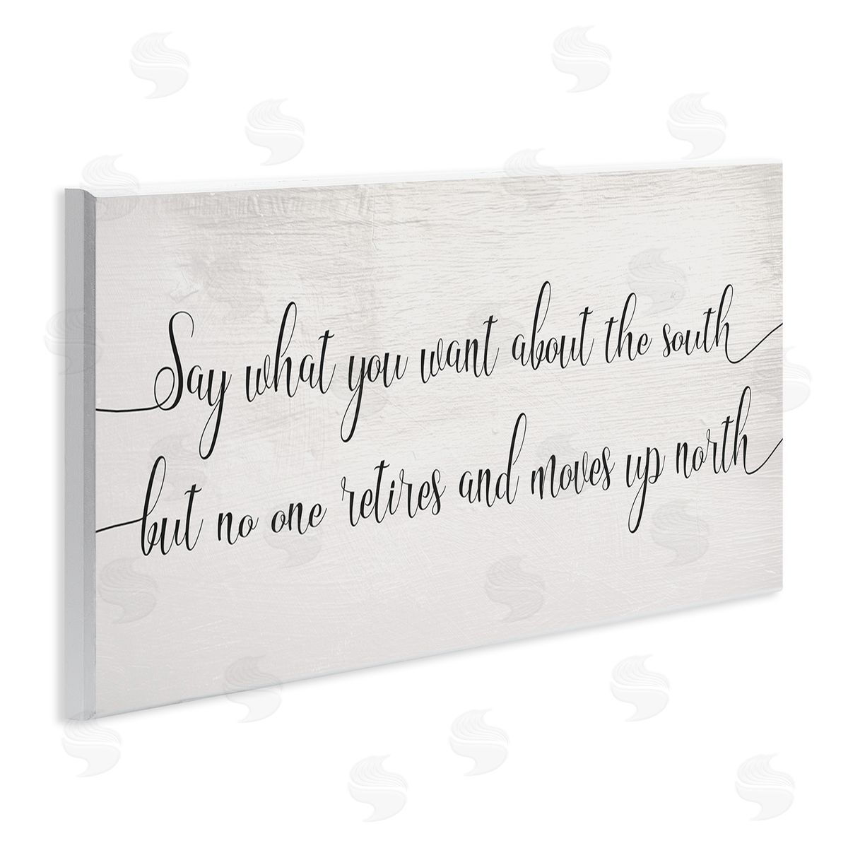 Stupell Studio No One Retires Up North Phrase Southern Appreciation