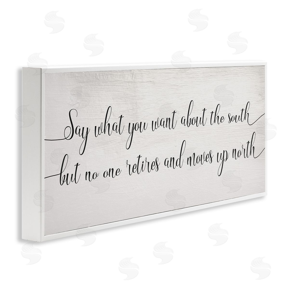 Stupell Studio No One Retires Up North Phrase Southern Appreciation