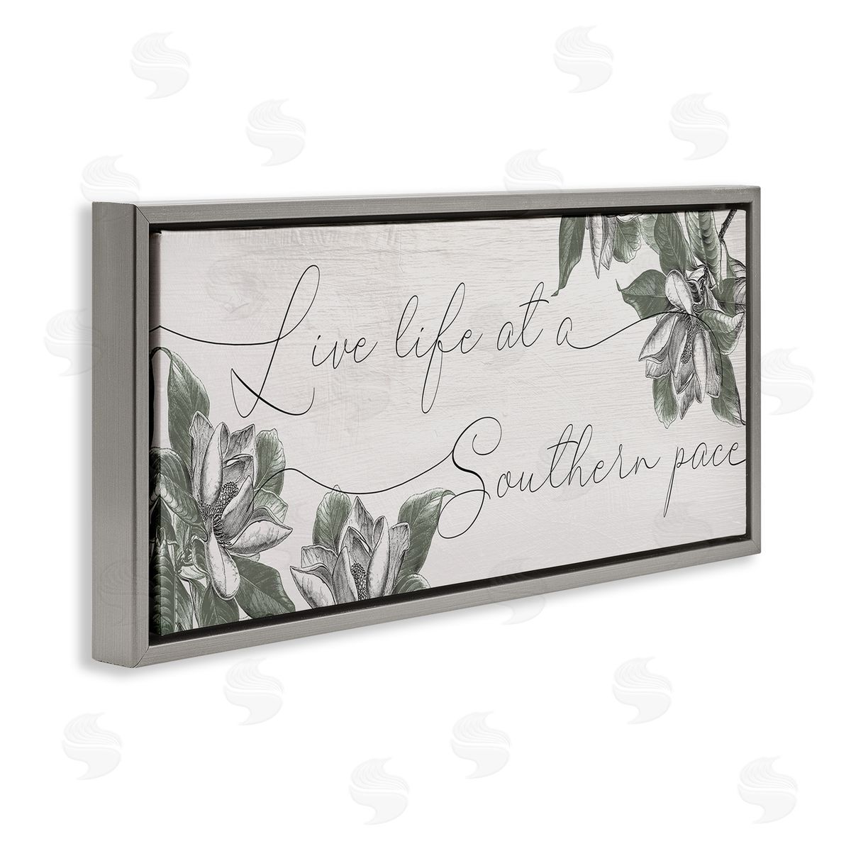Stupell Studio Live Life at a Southern Pace Vintage Magnolia Florals