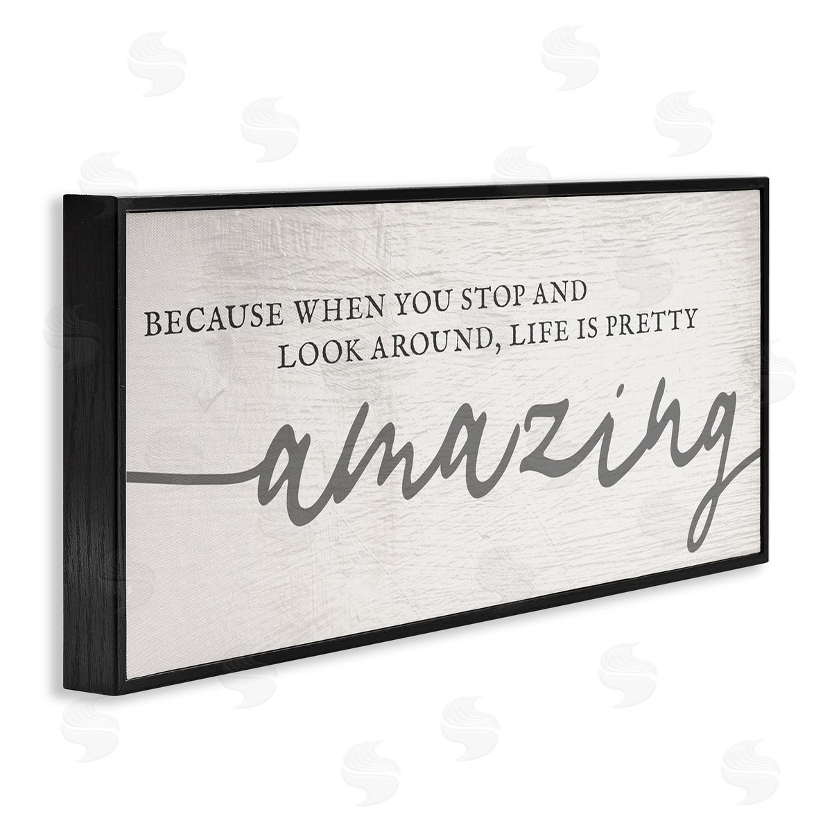 Stupell Studio Look Around Life's Pretty Amazing Sentiment Mellow Typography