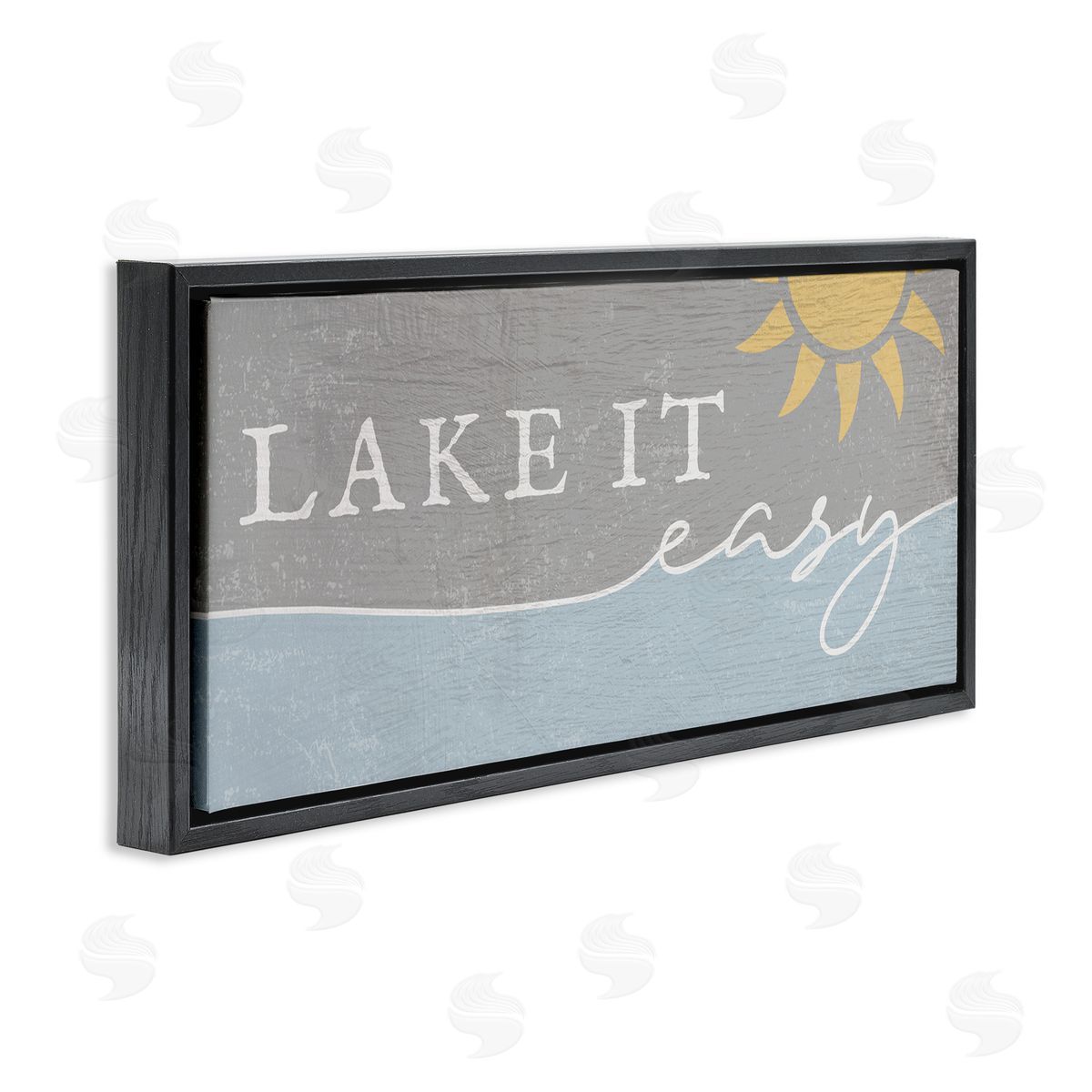 Stupell Studio Lake It Easy Phrase Nautical Pun Sunny Sky