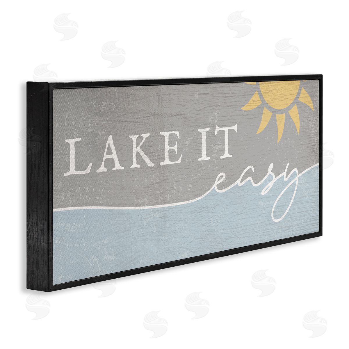 Stupell Studio Lake It Easy Phrase Nautical Pun Sunny Sky