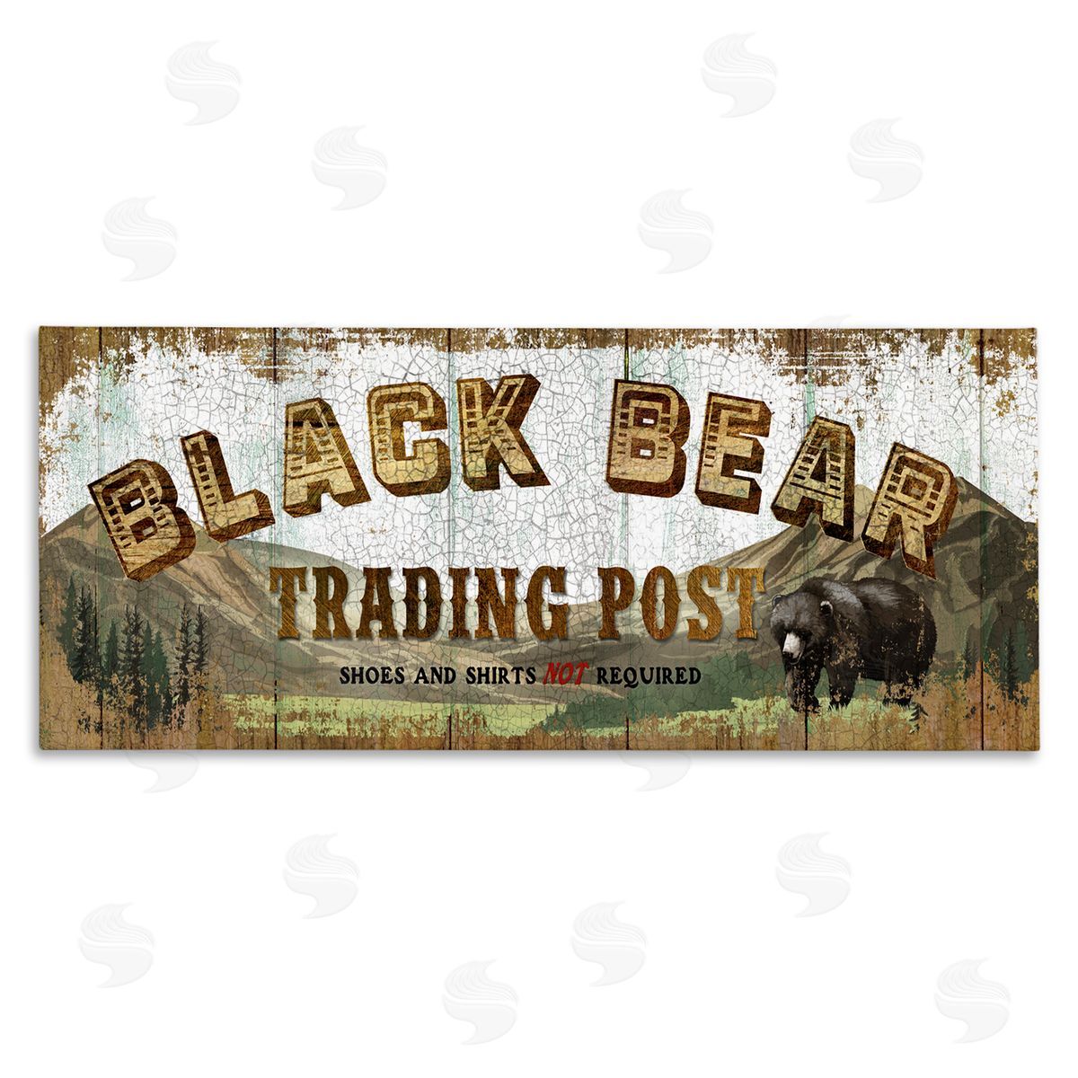 Conrad Knutsen Black Bear Trading Post Rustic Forest Animal