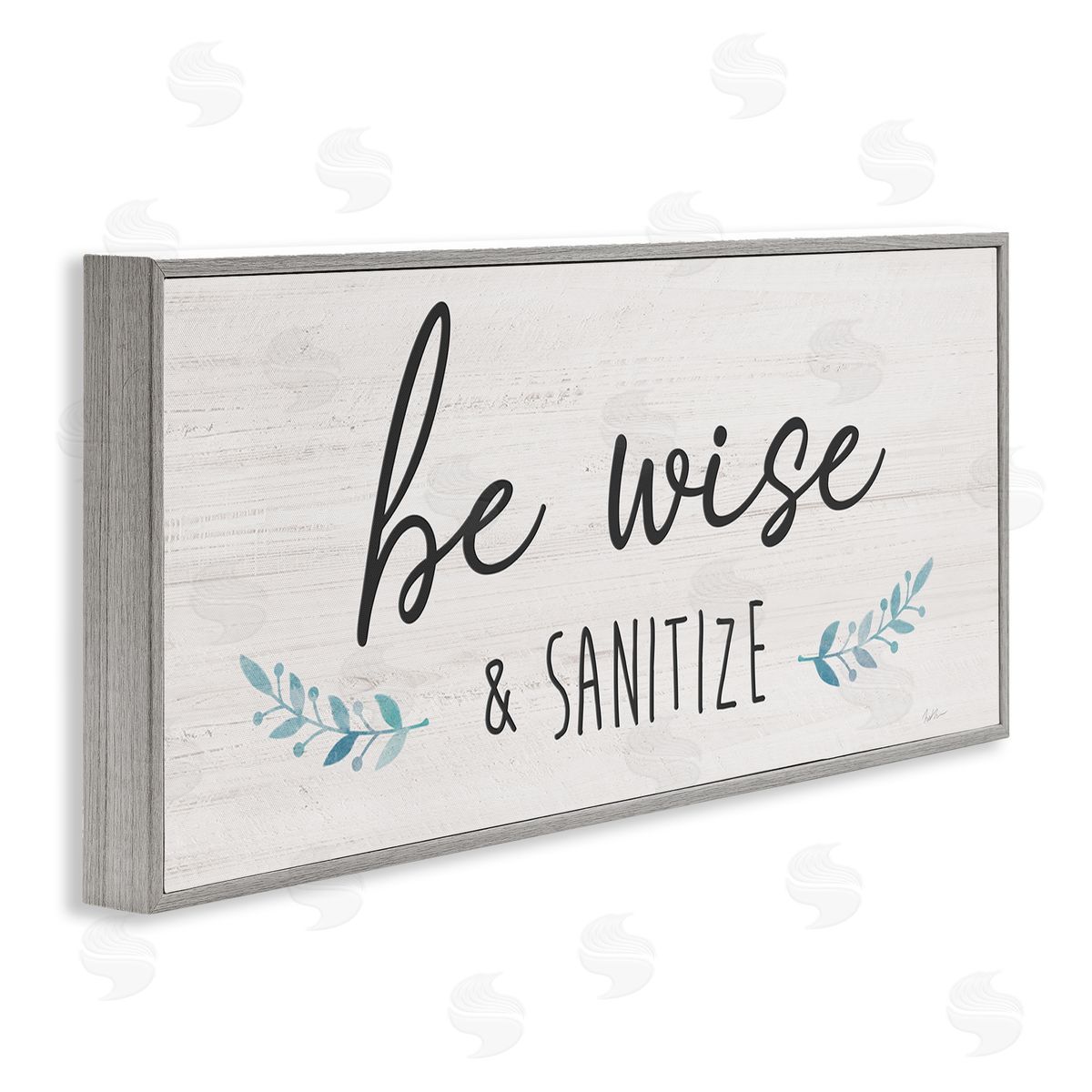 Natalie Carpentieri Be Wise & Sanitize Phrase Good Hygiene Text