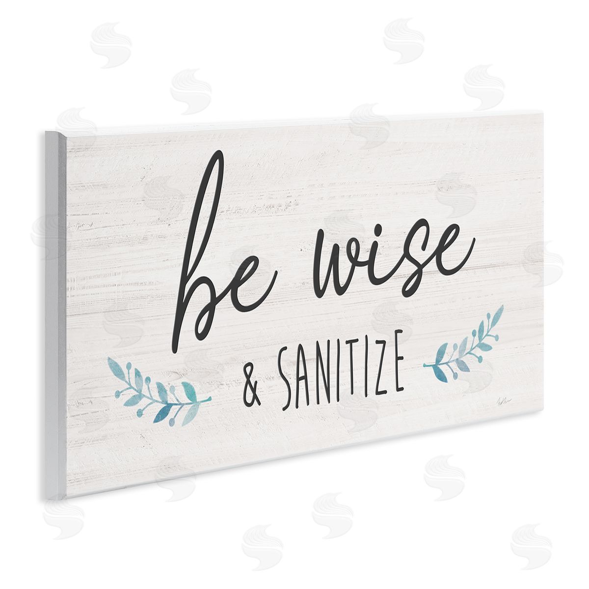 Natalie Carpentieri Be Wise & Sanitize Phrase Good Hygiene Text