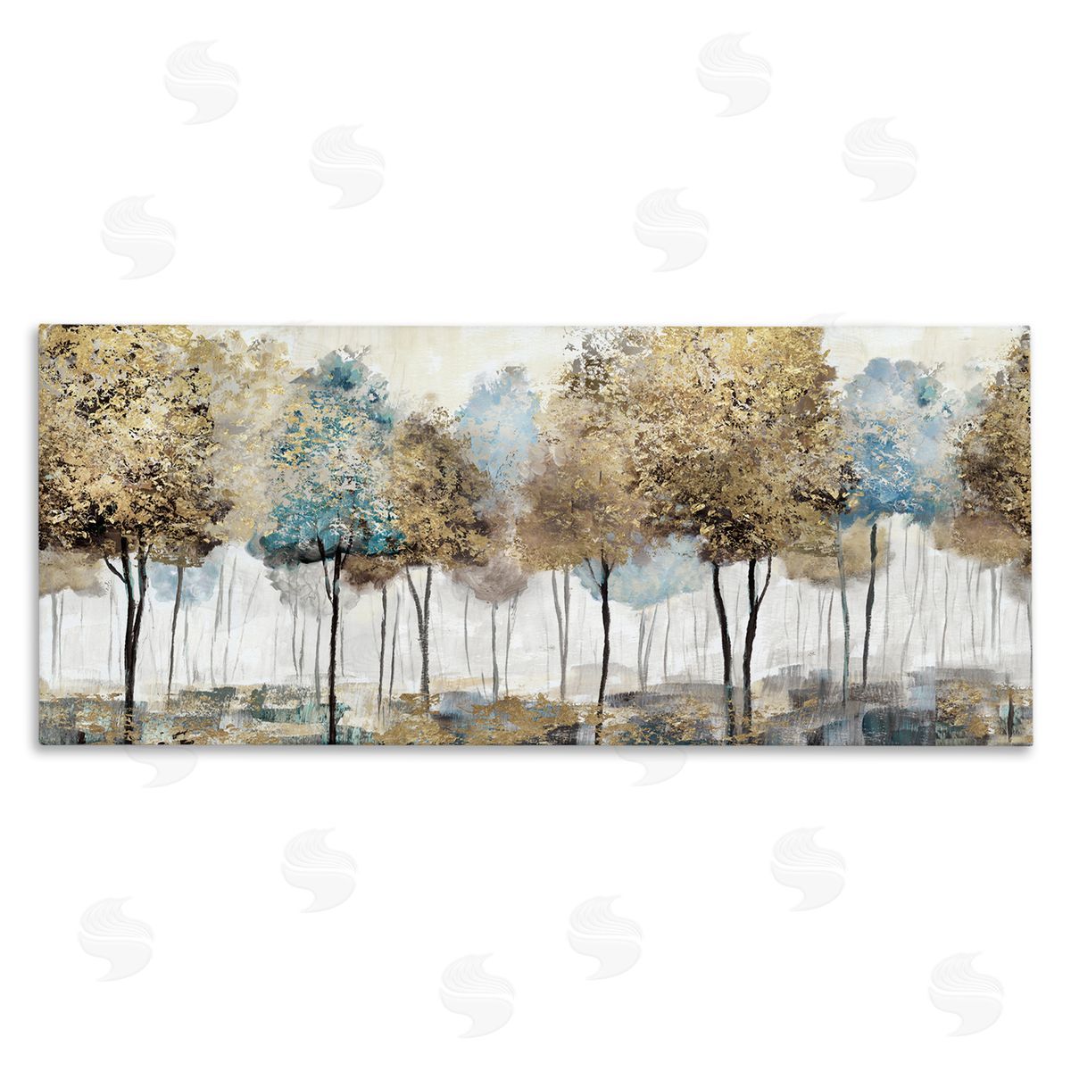 Rustic Country Orchard Landscape Canvas Wall Art, Home Decor by Nan