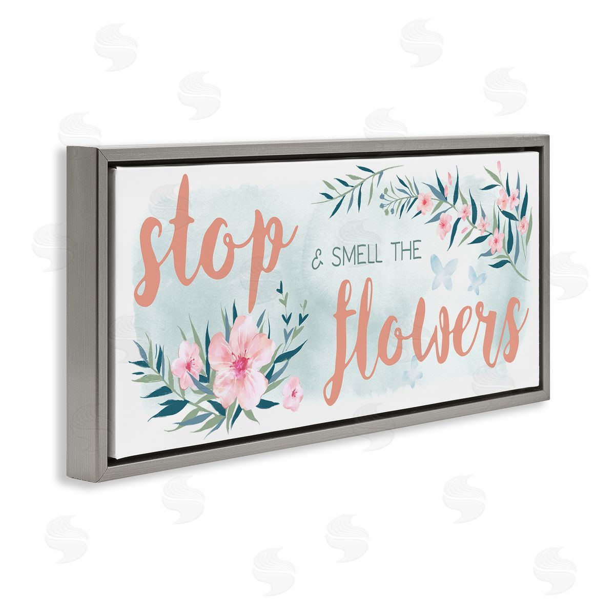 Ziwei Li Stop and Smell the Flowers Sentiment Pink Blossoms