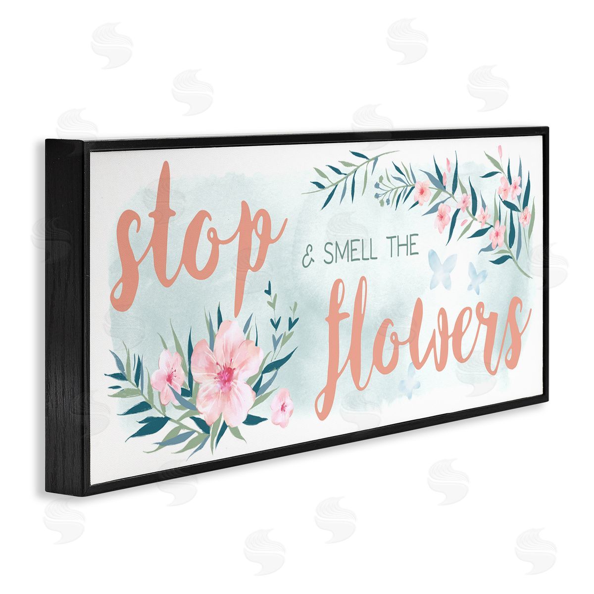 Ziwei Li Stop and Smell the Flowers Sentiment Pink Blossoms