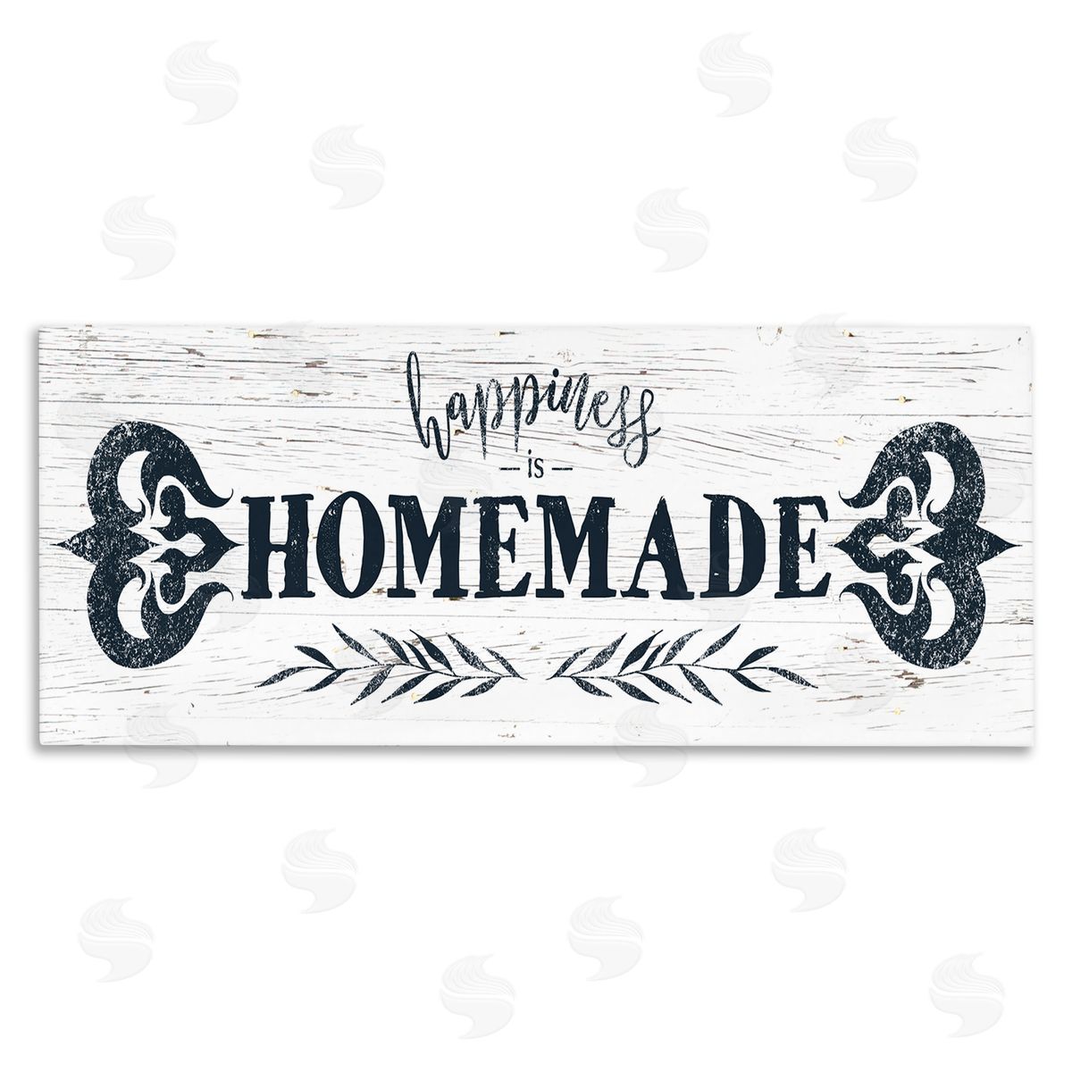 Ziwei Li Happiness is Homemade Sentiment Country Grain Pattern