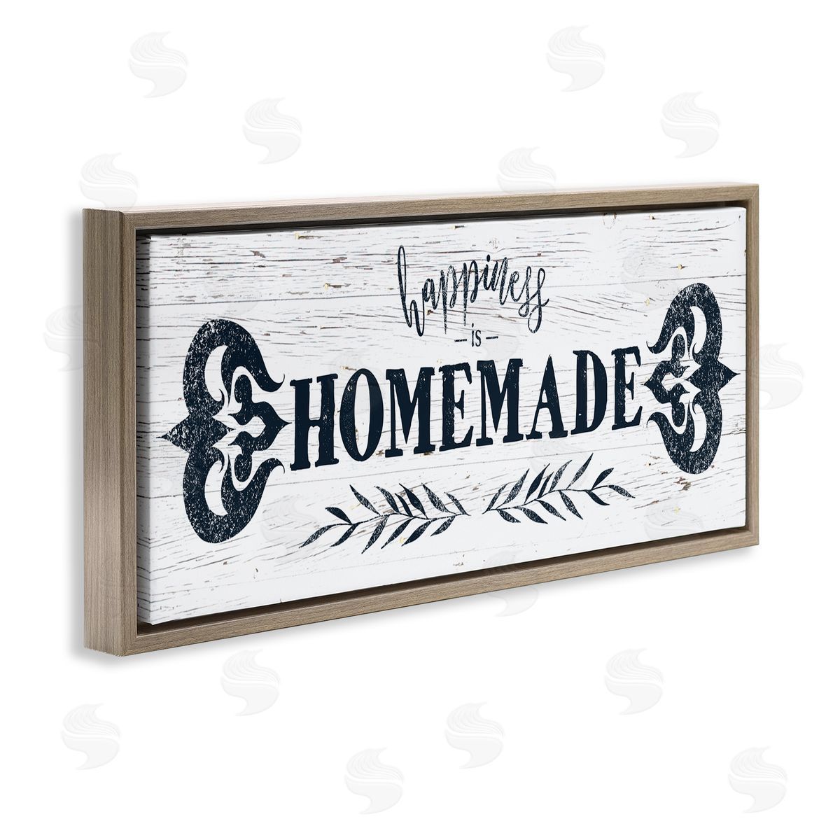 Ziwei Li Happiness is Homemade Sentiment Country Grain Pattern