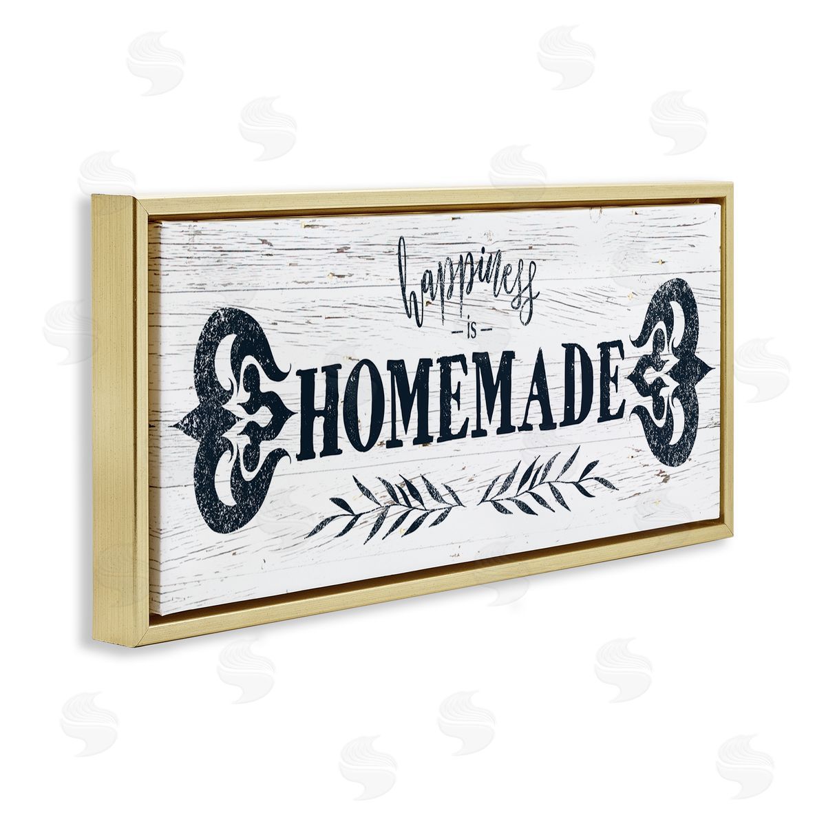 Ziwei Li Happiness is Homemade Sentiment Country Grain Pattern