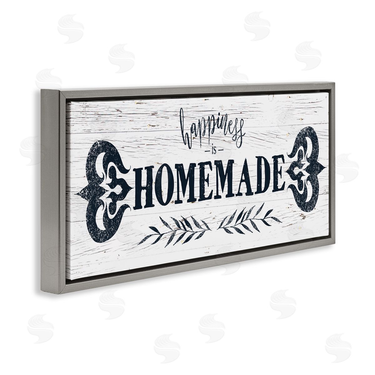 Ziwei Li Happiness is Homemade Sentiment Country Grain Pattern