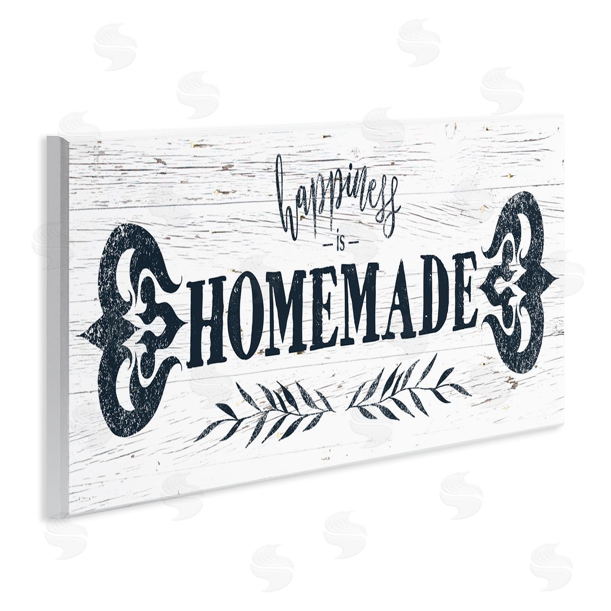 Ziwei Li Happiness is Homemade Sentiment Country Grain Pattern