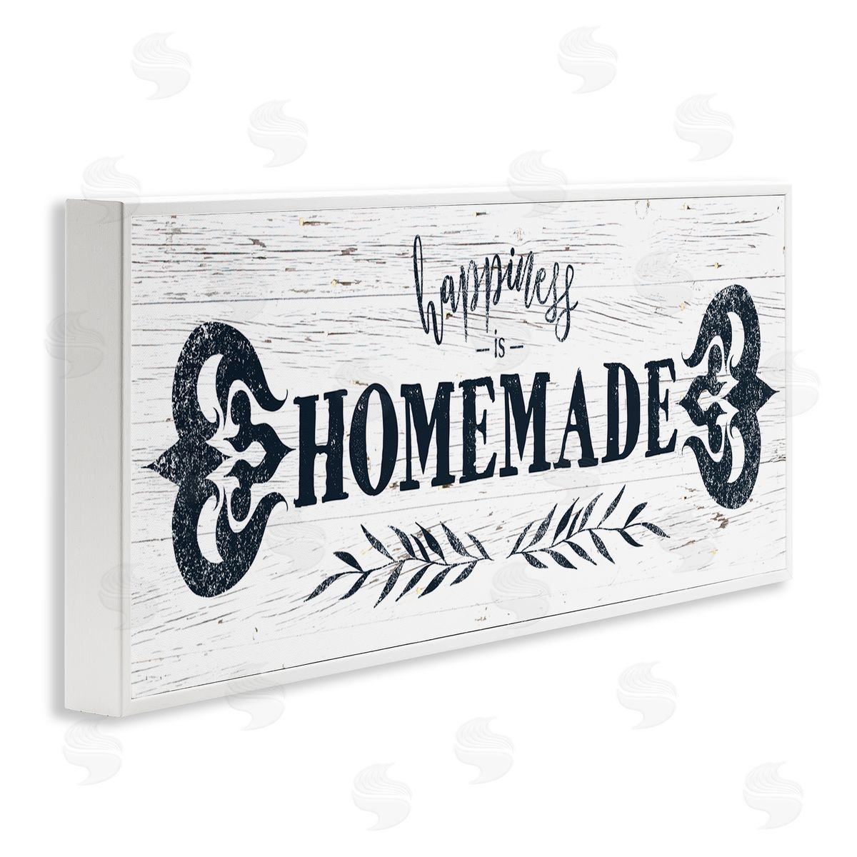 Ziwei Li Happiness is Homemade Sentiment Country Grain Pattern