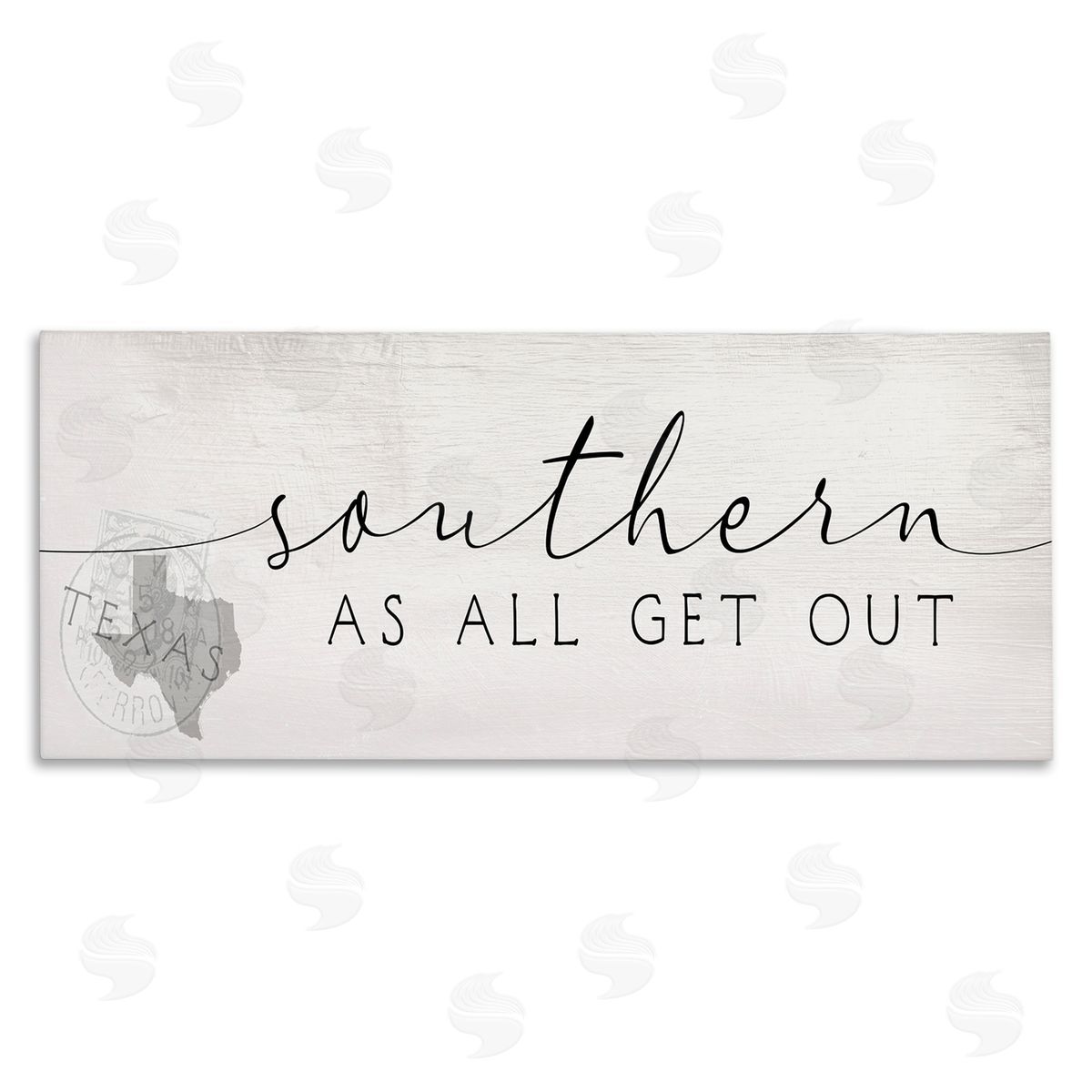 Stupell Studio Texas State Southern As All Get Out Phrase