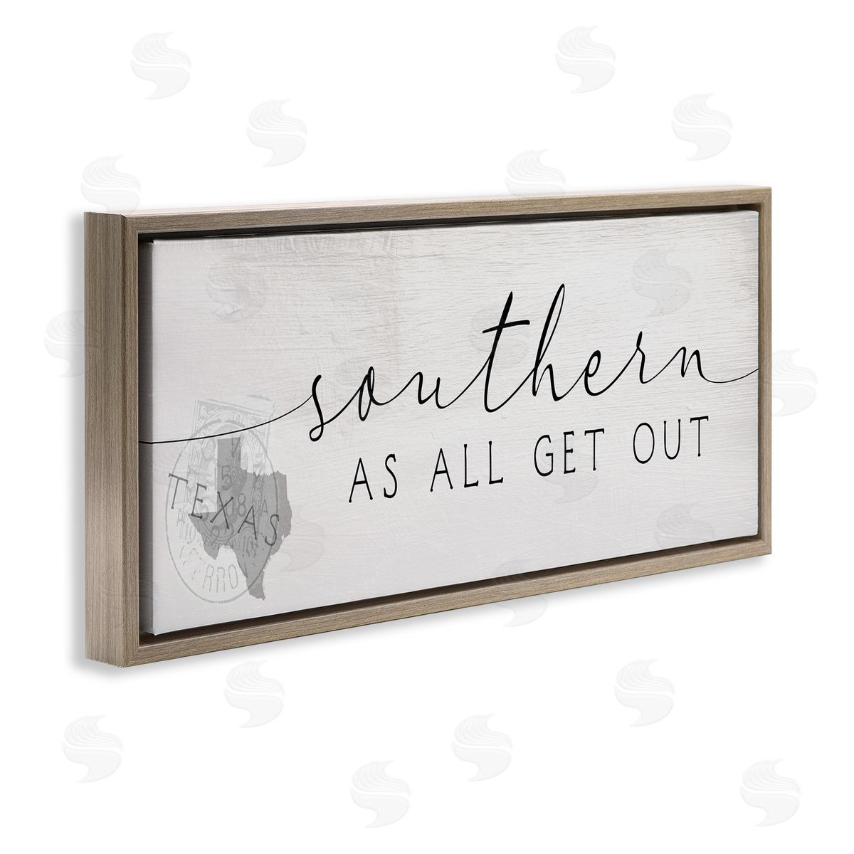 Stupell Studio Texas State Southern As All Get Out Phrase