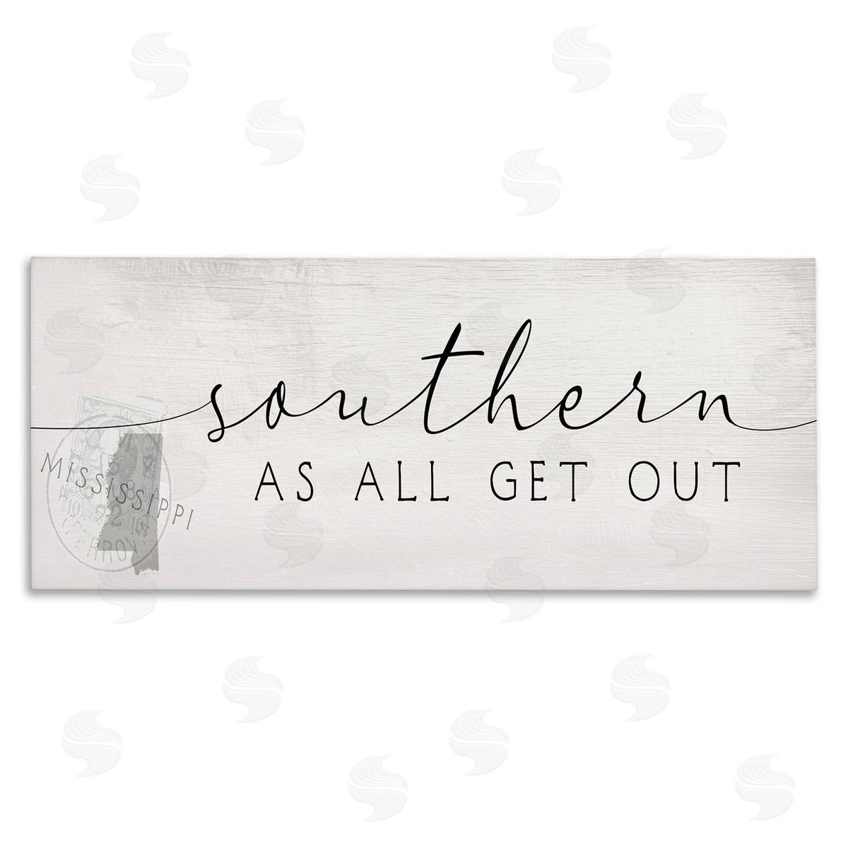 Stupell Studio Southern As All Get Out Slang Mississippi State