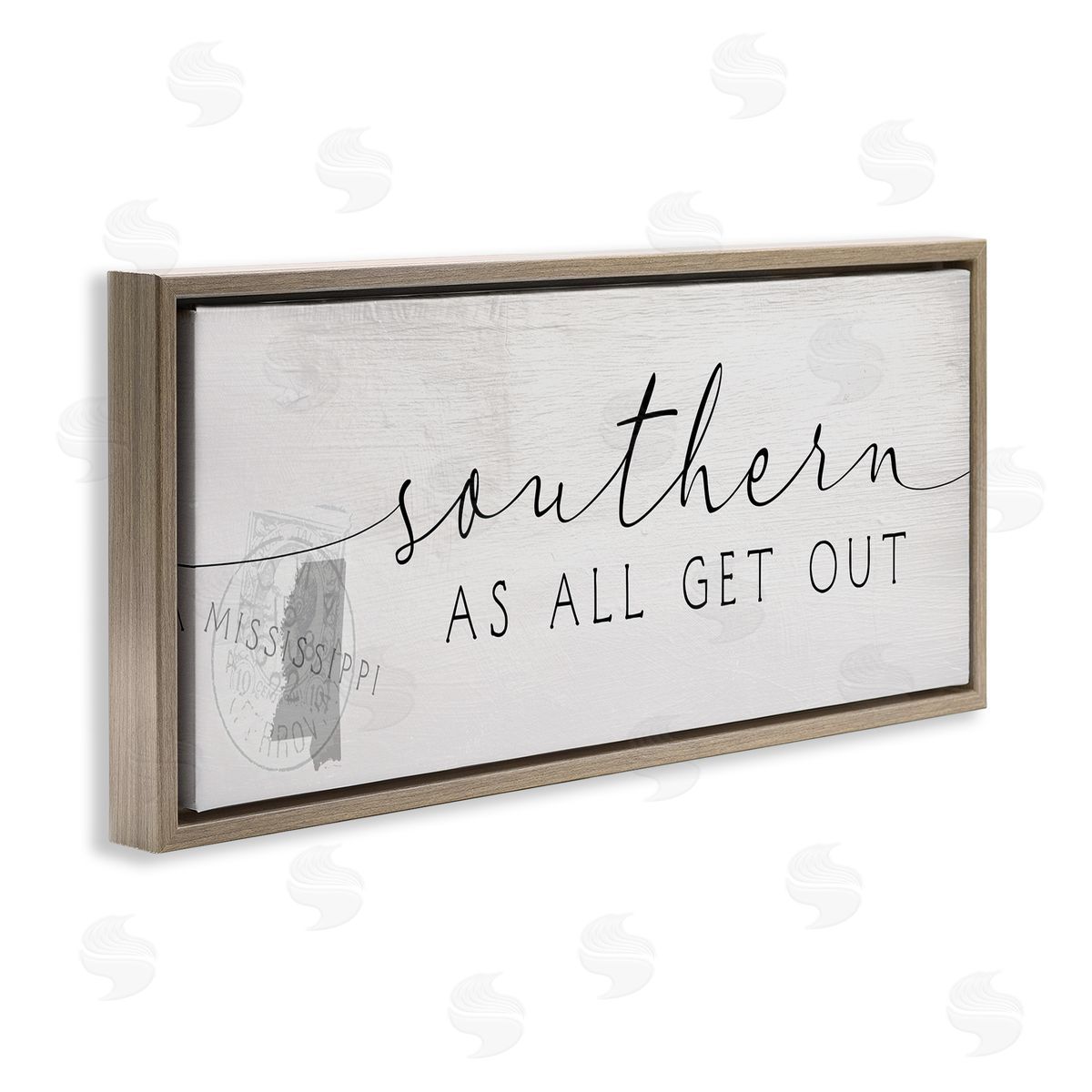 Stupell Studio Southern As All Get Out Slang Mississippi State