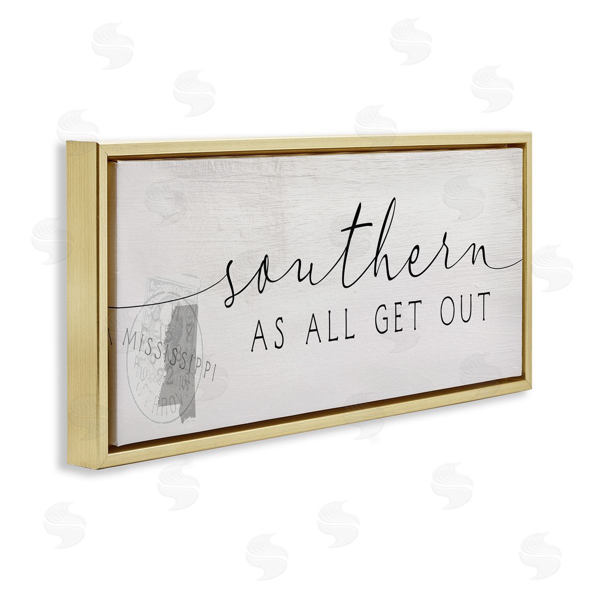 Stupell Studio Southern As All Get Out Slang Mississippi State