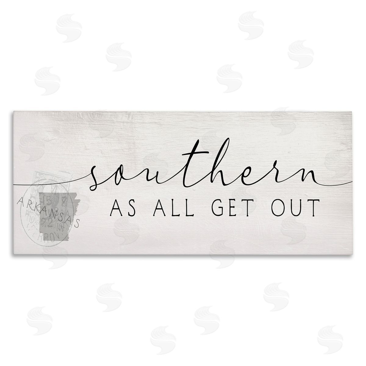 Stupell Studio Southern As All Get Out Sentiment Arkansas State