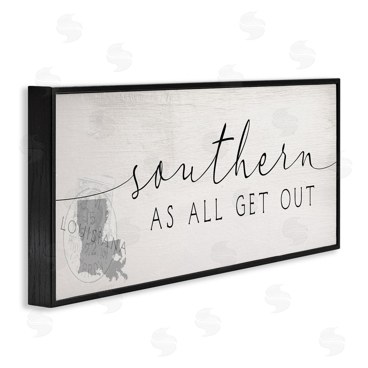 Stupell Studio Louisiana Southern State As All Get Out Slang