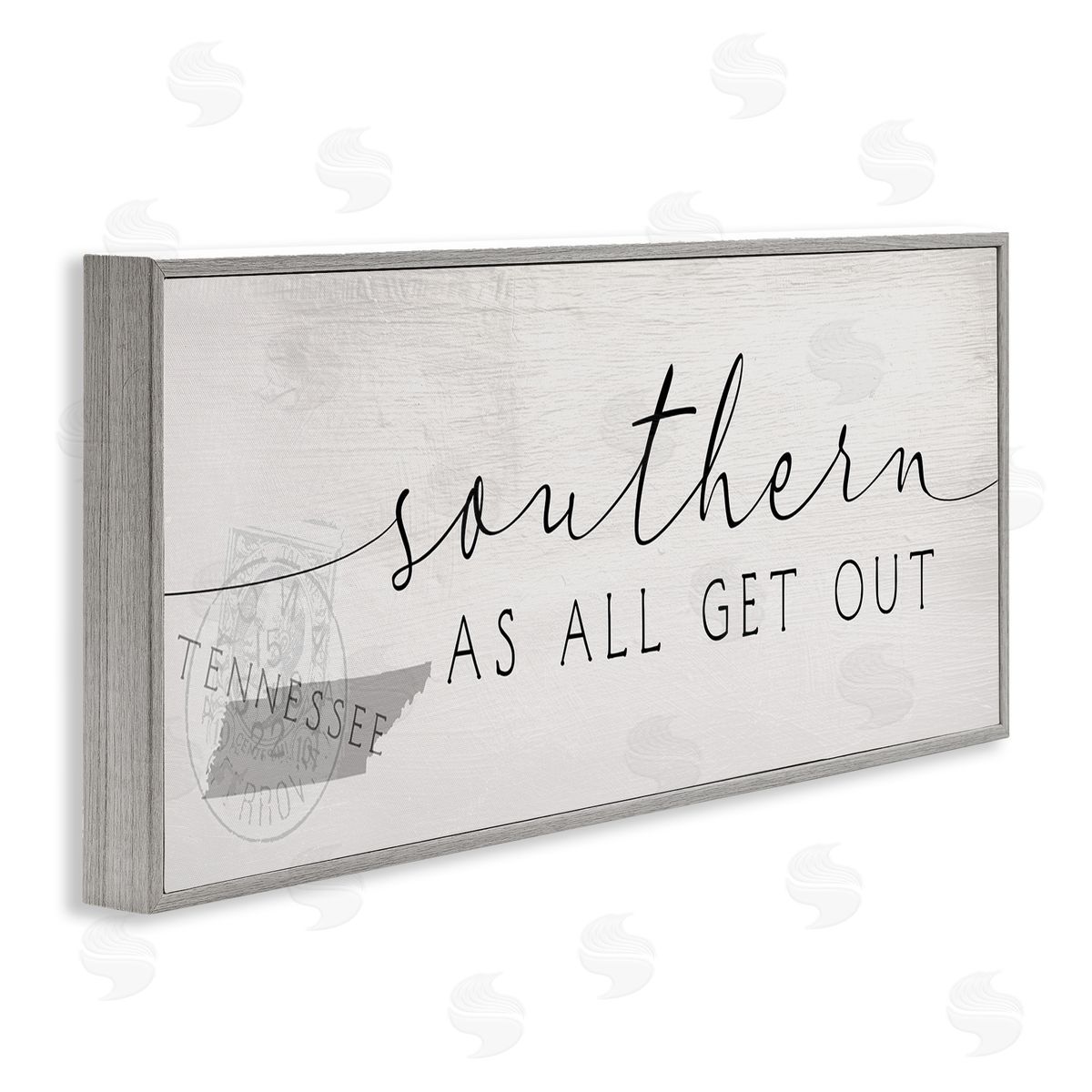 Stupell Studio Southern As All Get Out Saying Tennessee State