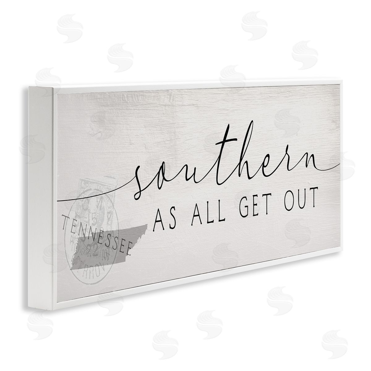 Stupell Studio Southern As All Get Out Saying Tennessee State