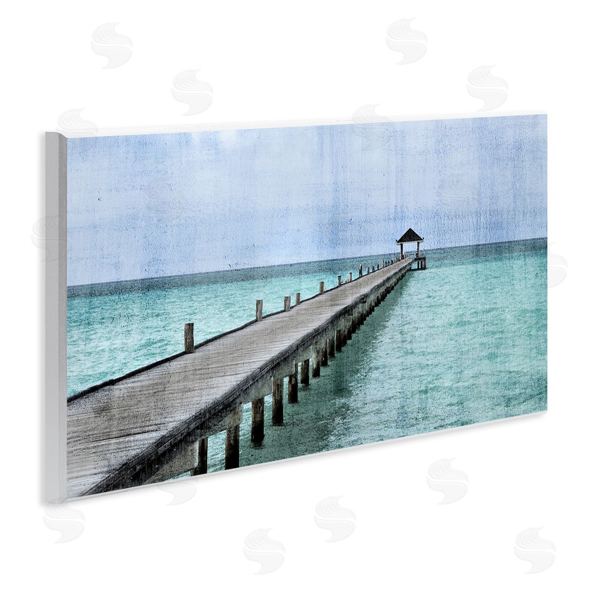 Kim Allen Long Wharf Beach Paradise Distressed Ocean Waters