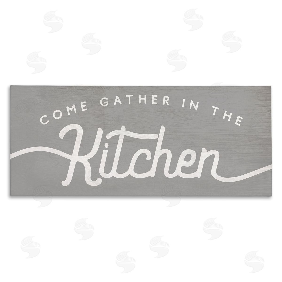 Stupell Studio Gather in the Kitchen Sign Rustic Family Phrase