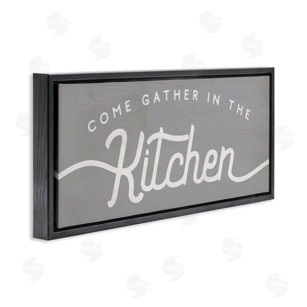 Stupell Studio Gather in the Kitchen Sign Rustic Family Phrase