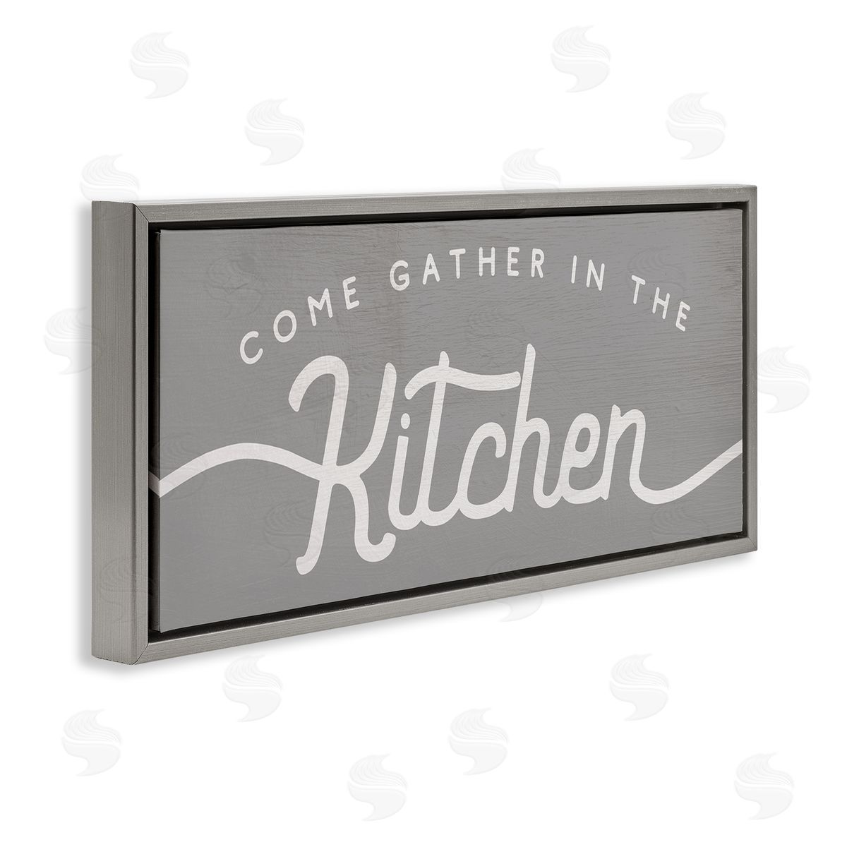 Stupell Studio Gather in the Kitchen Sign Rustic Family Phrase