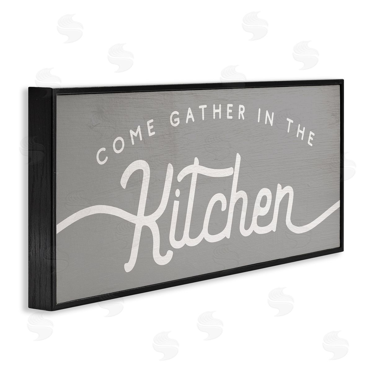 Stupell Studio Gather in the Kitchen Sign Rustic Family Phrase