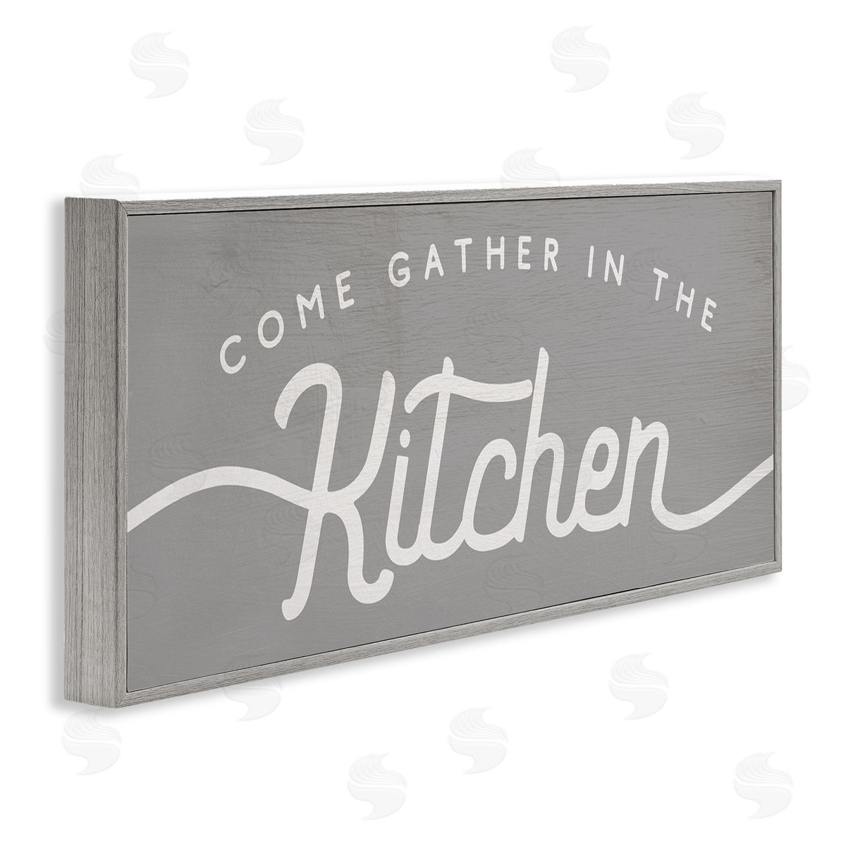 Stupell Studio Gather in the Kitchen Sign Rustic Family Phrase