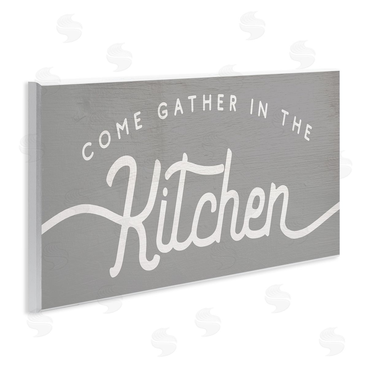 Stupell Studio Gather in the Kitchen Sign Rustic Family Phrase