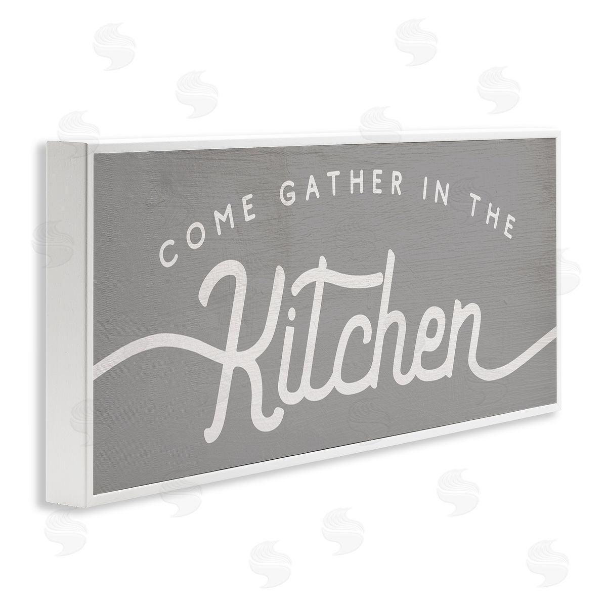 Stupell Studio Gather in the Kitchen Sign Rustic Family Phrase