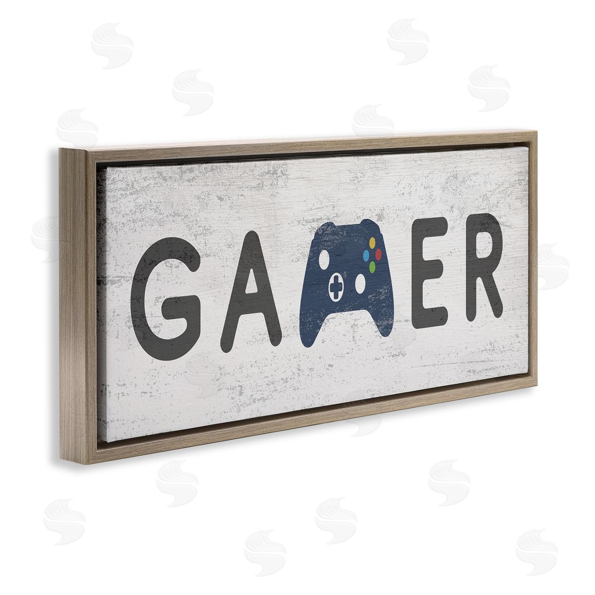 Stupell Studio Gamer Typography Kids' Video Game Controller Sign