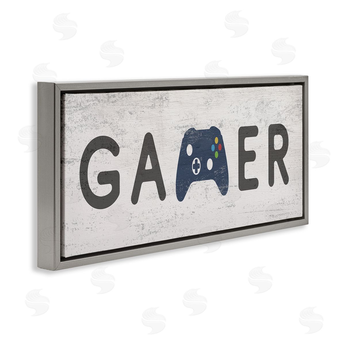 Stupell Studio Gamer Typography Kids' Video Game Controller Sign