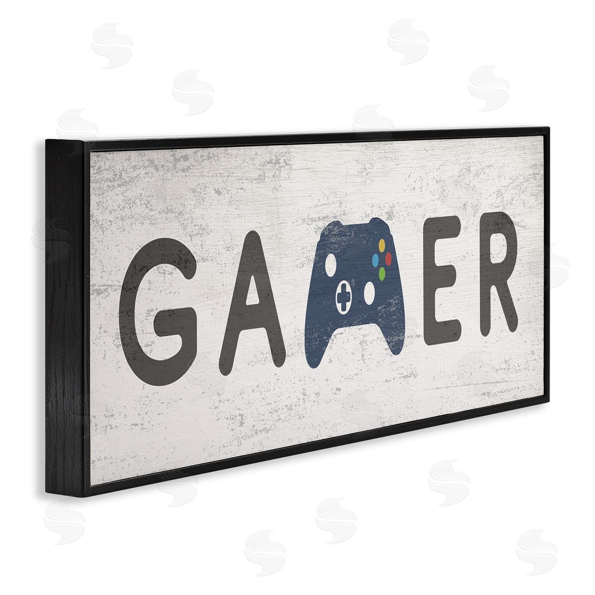 Stupell Studio Gamer Typography Kids' Video Game Controller Sign