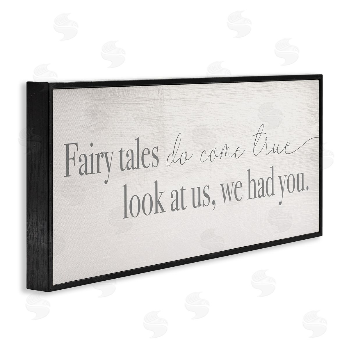 Stupell Studio Fairy Tales Come True Inspirational Family Children Phrase