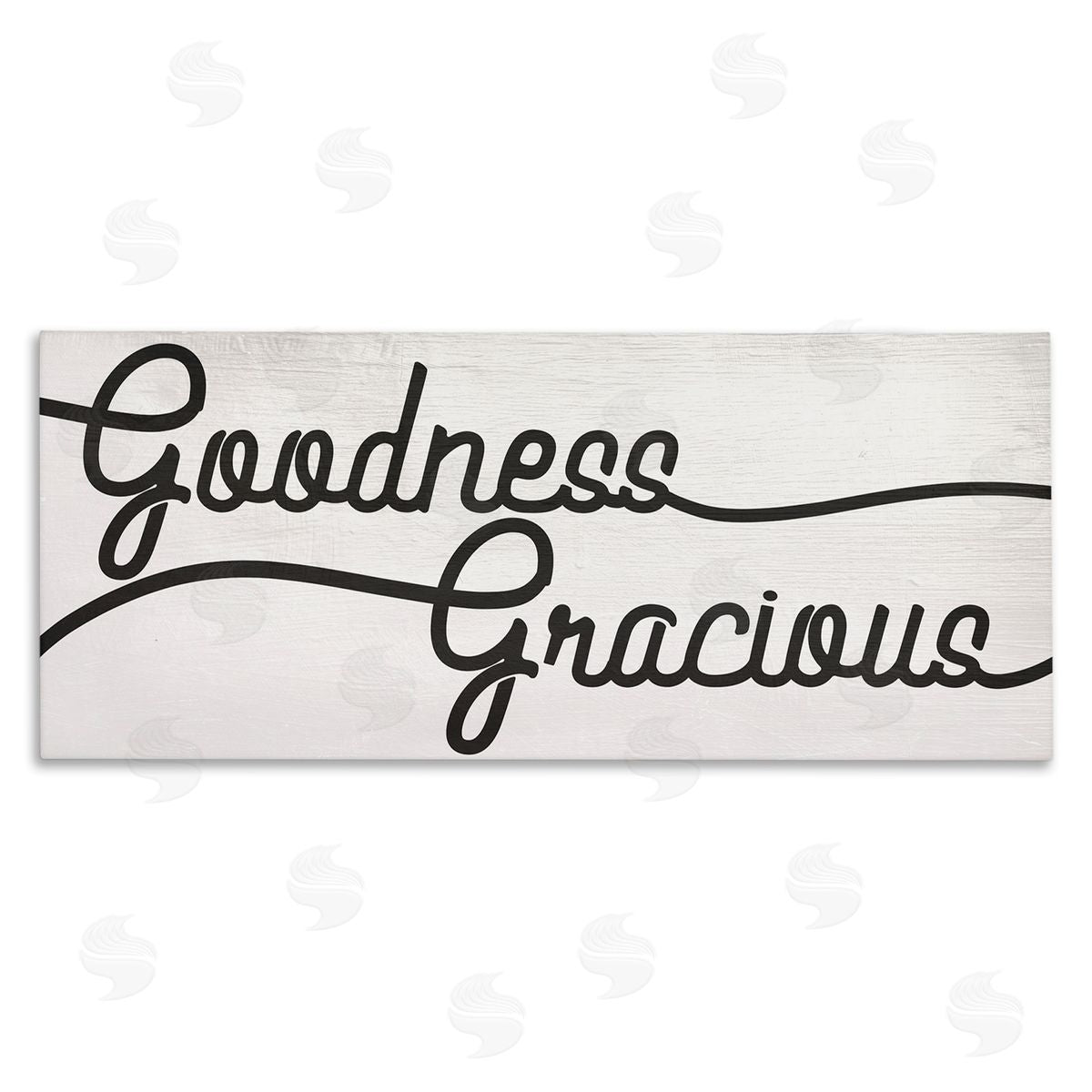 Stupell Studio Bold Goodness Gracious Phrase Minimal Family Text