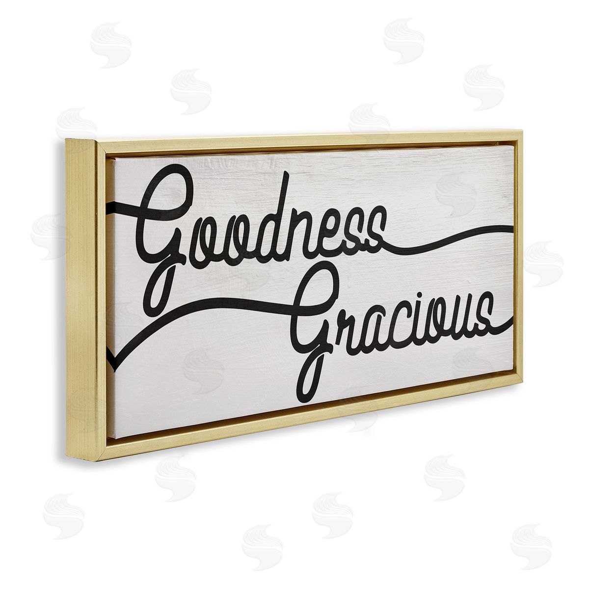 Stupell Studio Bold Goodness Gracious Phrase Minimal Family Text